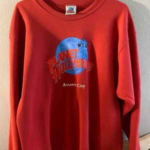 Vintage Planet Hollywood oversized crewneck